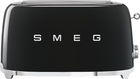 Тостер Smeg 50' Style Black TSF02BLEU (8017709190798) - зображення 1