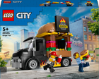 Zestaw klocków Lego City Ciężarówka z hamburgerem 194 elementy (60404) - obraz 1