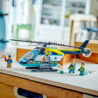 Zestaw klocków Lego City Helikopter ratunkowy 226 elementów (60405) - obraz 4