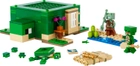 Zestaw klocków Lego Minecraft Domek na plaży w kształcie żółwia 234 elementy (21254) - obraz 2