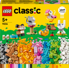 Zestaw klocków Lego Classic Kreatywne zwierzaki 450 elementów (11034) - obraz 1