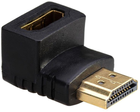 Adapter Akyga HDMI A - HDMI A M/F Black (5901720130112) - obraz 1
