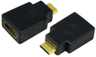 Adapter LogiLink HDMI - mini HDMI F/M Black (4052792005929)