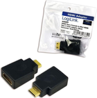 Адаптер LogiLink HDMI - mini HDMI F/M Black (4052792005929) - зображення 2