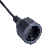 Kabel zasilający Akyga CEE 7/3 - IEC C14 1 m Black (5901720137029) - obraz 2