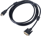 Kabel adapter Akyga DVI-D - HDMI M/M 3 m Black (5901720135360)