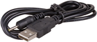 Kabel adapter Akyga USB Type-A - DC M/M 0.8 m Black (5901720132314) - obraz 1