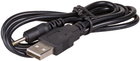 Kabel adapter Akyga USB Type-A - DC M/M 0.8 m Black (5901720132314)