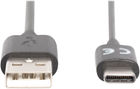 Kabel Digitus USB Type-C - USB Type-A M/M 1.8 m Black (4016032455240) - obraz 2