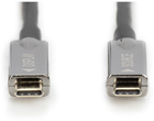 Kabel Digitus USB Type-C - USB Type-C M/M 10 m Black (4016032482611) - obraz 2