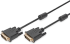 Kabel Digitus DVI-D - DVI-D M/M 1 m Black (4016032298274) - obraz 1