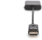 Kabel adapter Digitus DisplayPort - DVI-I M/F 0.15 m Black (4016032328575) - obraz 3