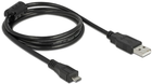 Кабель Delock micro-USB - USB Type-A M/M 1 м Black (4043619822997) - зображення 1