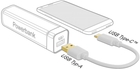 Кабель Delock USB Type-C - USB Type-A M/M 0.15 м White (4043619853557) - зображення 2