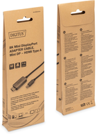 Kabel adapter Digitus mini-DisplayPort - HDMI M/M 1 m Black (4016032484219) - obraz 3