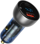 Ładowarka samochodowa Baseus Particular Digital Display QC+PPS Dual Quick Charger Car Charger 65 W Shallow tarnish (CCKX-C0A) - obraz 1