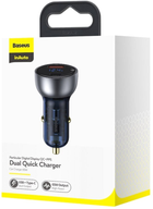 Автомобільний зарядний пристрій Baseus Particular Digital Display QC+PPS Dual Quick Charger Car Charger 65 Вт Shallow tarnish (CCKX-C0A) - зображення 5