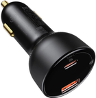 Автомобільний зарядний пристрій Baseus Superme Digital Display PPS Dual Quick Charger Car Charger Black (CCZX-01) - зображення 2