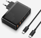 Мережевий зарядний пристрій Baseus GaN2 Pro 100 Вт 2 x USB/2 x USB Type C Quick Charge 4+ Power Delivery Black (CCGAN2P-L01) - зображення 7