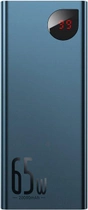 УМБ Baseus Adman metal Digital display quick charging 20000 мАг 65 Вт Blue (PPIMDA-D03) - зображення 1