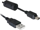 Kabel Delock USB Type-A - Olympus 12 pin M/M 1 m Black (4043619824175) - obraz 1