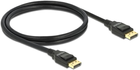 Kabel Delock DisplayPort M/M 1 m Black (4043619824236) - obraz 1