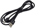 Kabel Everactive USB Type-A - micro-USB M/M 2 m Black (5903205771544) - obraz 2