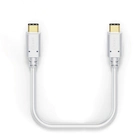 Kabel Hama USB Type-C -USB Type-C M/M 1 m White (4047443412126) - obraz 2