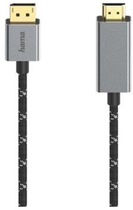 Kabel adapter Hama Displayport - HDMI M/M 1.5 m Black (4047443445339) - obraz 1