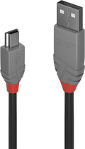 Кабель Lindy USB Type-C - USB Type-B M/M 0.5 м Black (4002888369404) - зображення 1