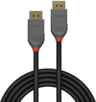Kabel Lindy Anthra Line DisplayPort M/M 3 m Black (4002888364836) - obraz 1