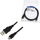 Кабель LogiLink USB Type-A - micro-USB M/M 1.8 м Black (4052792006216) - зображення 1