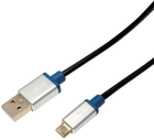 Kabel LogiLink USB Type-A - micro-USB M/M 1 m Black (4052792037050) - obraz 1