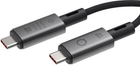 Kabel Linq USB Type-C M/M 0.3 m Black (8720574620504) - obraz 2