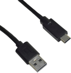 Kabel Msonic USB Type-A - USB Type-C 1 m Black (4718308535556) - obraz 1