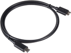 Kabel Maclean USB Type-C 3.0 - micro-USB 3.0 1 m Black (5902211109112) - obraz 1