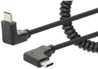 Kabel zasilający Manhattan USB Type-C M/M 1 m Black (766623356213) - obraz 1