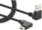 Kabel zasilający Manhattan USB Type-C - USB Type-A M/M 1 m Black (766623356220) - obraz 2