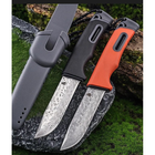Нож HX Outdoors DM-043C, оранжевй - изображение 2