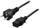 Kabel zasilający Power Walker CEE 7/7 - IEC C19 1.8 m Black (4260074976458) - obraz 1