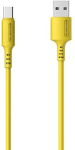 Kabel Somostel USB Type-A - USB Type-C 3.1A 1.2 m Gold (5902012968864) - obraz 1