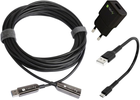 Кабель-подовжувач Techly USB Type-A 3.2 M/F 20 м Black (8051128108217) - зображення 2