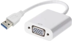 Kabel adapter Techly USB Type-A - VGA 1.5 m White (8057685306950) - obraz 1