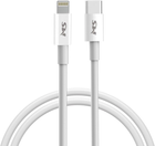 Kabel MS USB Type-C - Lightning 1 m White (3856005185030) - obraz 1
