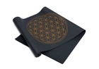 Килимок для йоги Bodhi Leela Антрацит Flower of Life 183x60x0.45 см
