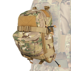 Рюкзак тактический на плитоноску для гидратора, утилитарный 500D мультикам - изображение 6
