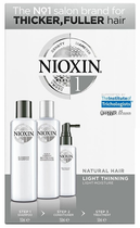 Zestaw do pielęgnacji włosów Nioxin System 1 szampon do włosów 150 ml + odżywka do włosów 150 ml + kuracja 50 ml (4064666310589) - obraz 1