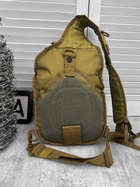 Тактический рюкзак сумка через плечо Mil-Tec 10л.cayot ЛГ7149 - изображение 3