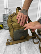 Тактический рюкзак сумка через плечо Mil-Tec 10л.cayot ЛГ7149 - изображение 5