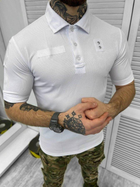 Тактическая футболка polo white XS